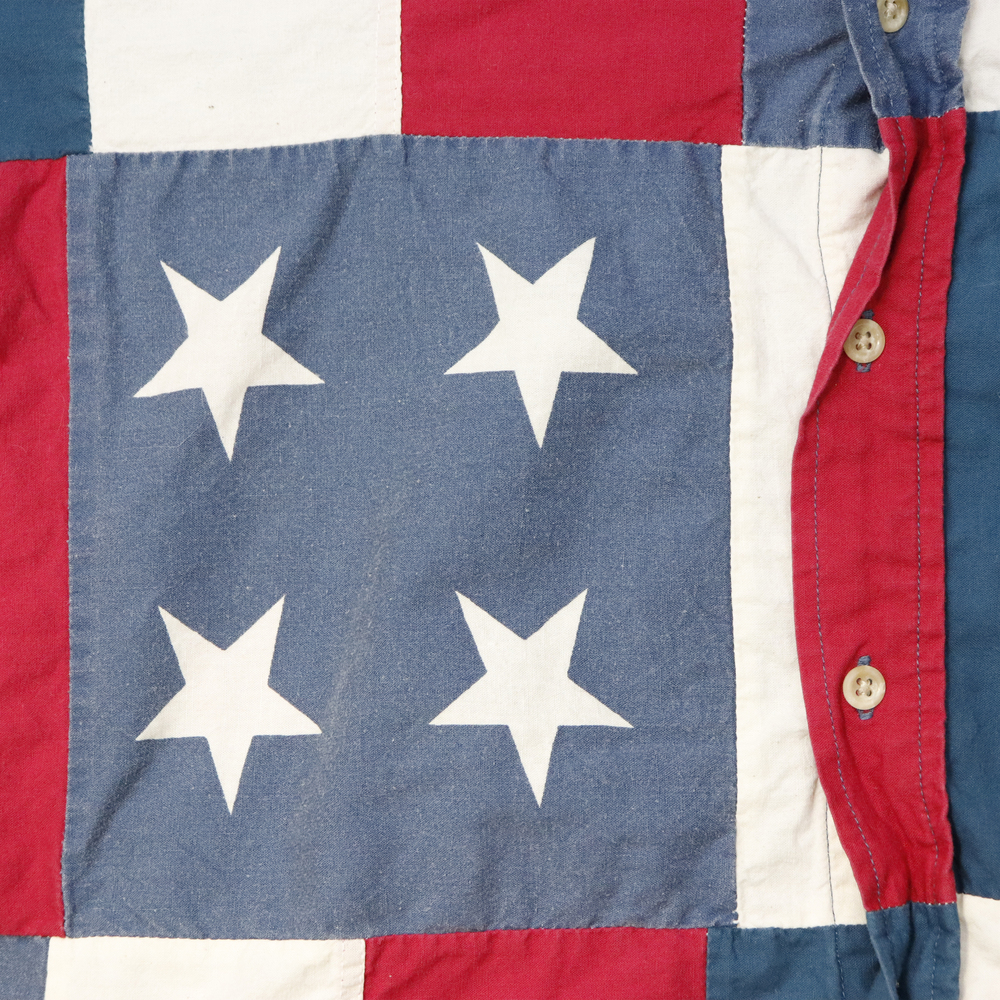 Vintage Tommy Hilfiger Stars and Stripes Button Up Shirt Size L - Picture 2 of 8